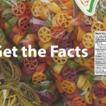 packaged dried noodles with a nutrition facts label and get the facts in writing