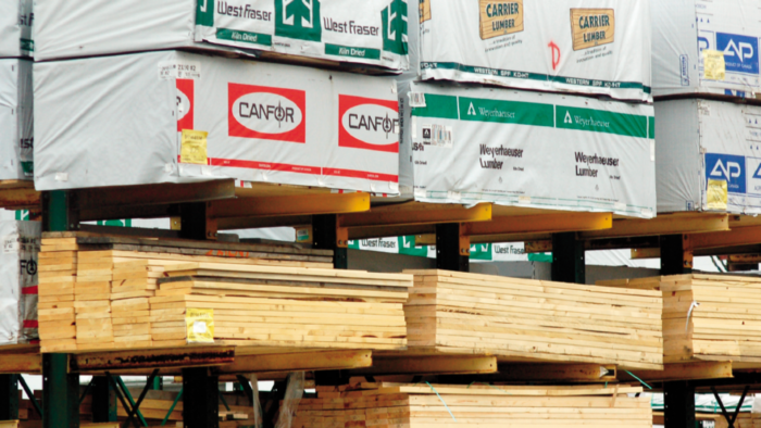 IBC lumber wrap staple tabs